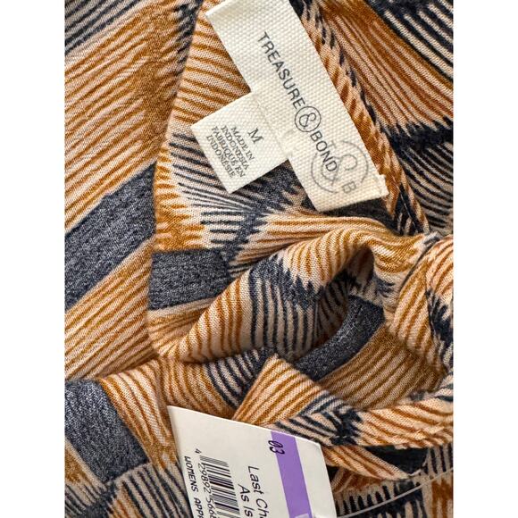 New TREASURE & BOND V Neck Spaghetti Straps Maxi Dress Size M FALL - Picture 4 of 5